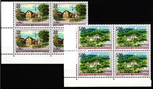 Liechtenstein 1126-1127 postfrisch als 4er Blöcke #JI050