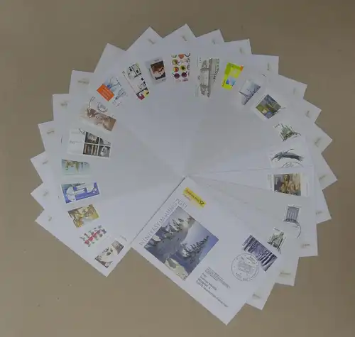 BRD Bund Jahrgang 2004 gestempelt auf FDC fast komplett aus DP exklusiv #JL033