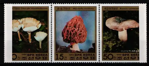 Korea 2791-2793 postfrisch Dreierstreifen / Pilze #JA796
