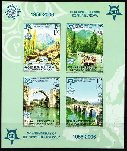 Bosnien Herzegowina Serbische Republik Block 13 B postfrisch #JJ010
