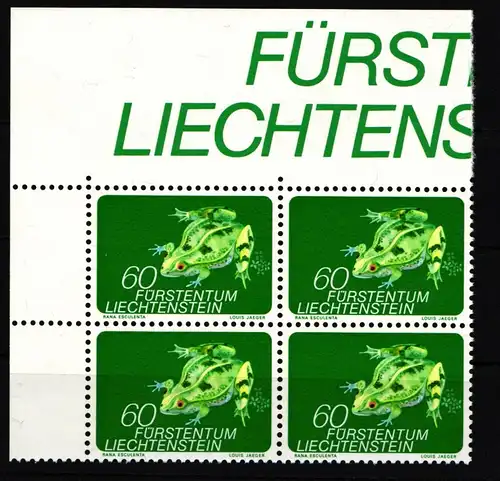 Liechtenstein 593 postfrisch als 4er Einheit #JJ131