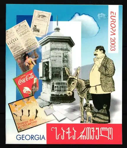 Georgien 420-421 postfrisch als Markenheftchen -Europa Cept- #IY559