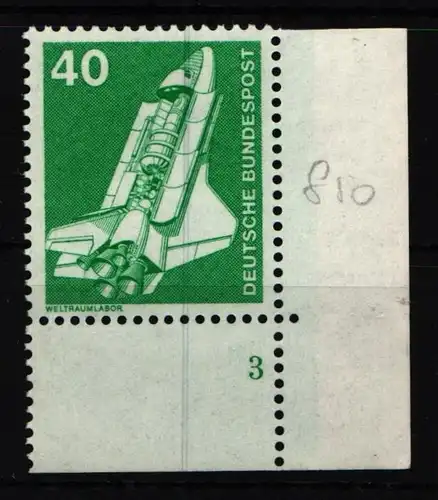 BRD Bund 850 FN postfrisch Formnummer 3 #JF421