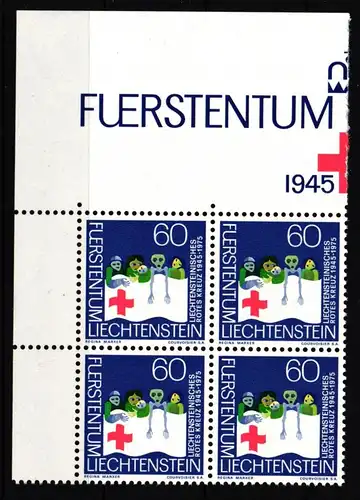 Liechtenstein 629 postfrisch als 4er Einheit #JJ098