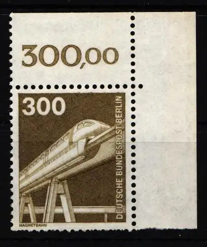 Berlin 672 postfrisch Ecke oben rechts #JF576