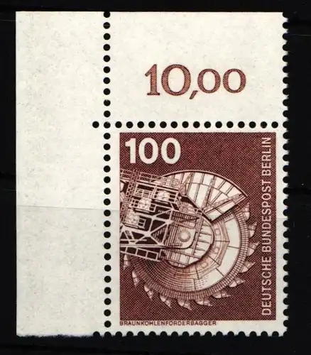 Berlin 502 postfrisch Ecke oben links #JF518