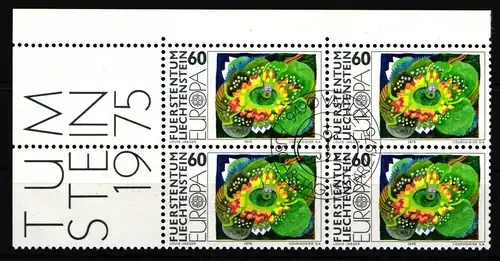 Liechtenstein 624 gestempelt als 4er Einheit #JJ125