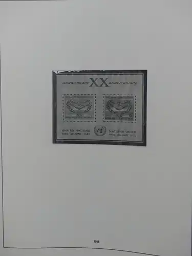 Vereinte Nationen Sammlung meist postfrisch im alten Vordruck #LX676
