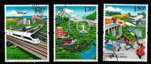 China Volksrepublik 4876-4878 gestempelt #JJ372