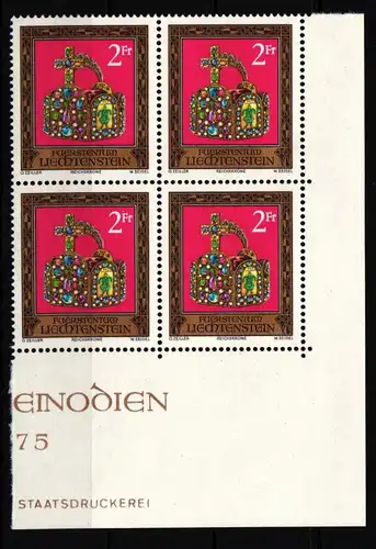 Liechtenstein 628 postfrisch als 4er Einheit #JJ121