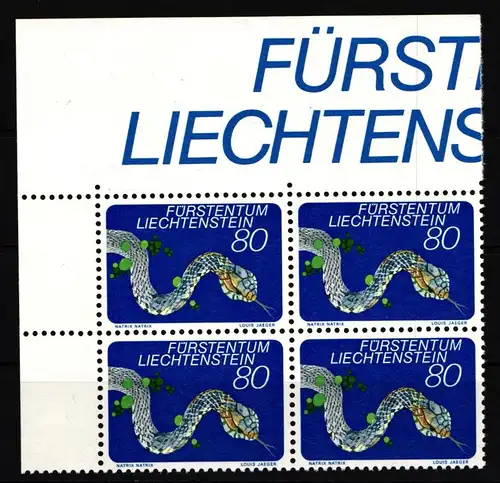 Liechtenstein 594 postfrisch als 4er Einheit #JJ132