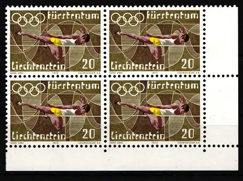 Liechtenstein 557 postfrisch als 4er Einheit #JJ227