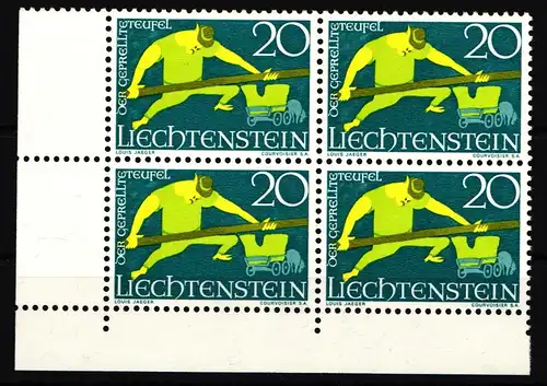 Liechtenstein 518 postfrisch als 4er Einheit #JJ102