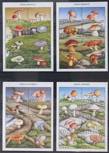 Mali 1464-1494 postfrisch als Kleinbogen Pilze #JF855