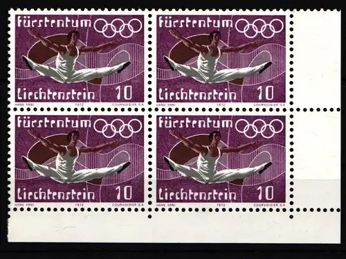 Liechtenstein 556 postfrisch als 4er Einheit #JJ224