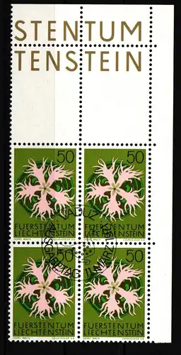 Liechtenstein 541 gestempelt als 4er Einheit #JJ269