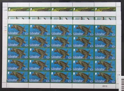 Gibraltar 1568-1573 postfrisch als Bogen #JF908