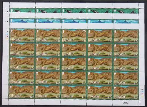 Gibraltar 1568-1573 postfrisch als Bogen #JF908