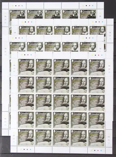 Gibraltar 1625-1629 postfrisch als Kleinbogen #JF914