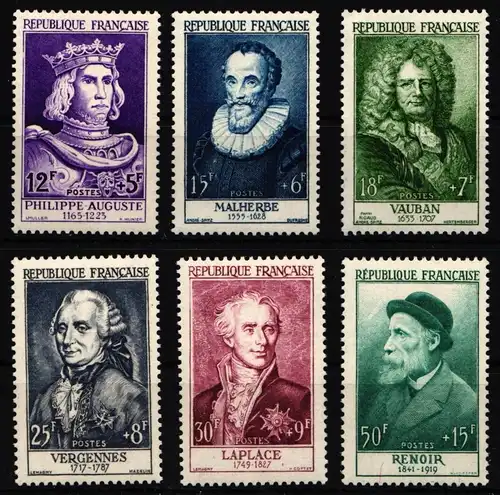 Frankreich 1053-1058 postfrisch #JL047