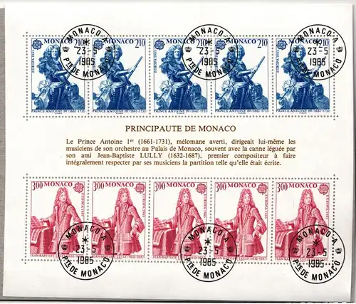 Cept Jahrgang 1985 gestempelt #JI231