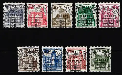 Berlin 532-540 gestempelt Vollstempel Sonderstempel #JL132