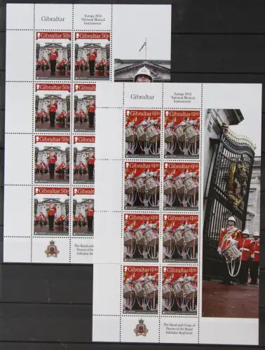 Gibraltar 1620-1621 postfrisch als Kleinbogen #JF909