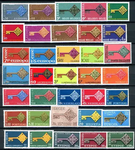 Cept Jahrgang 1968 postfrisch #CE6012