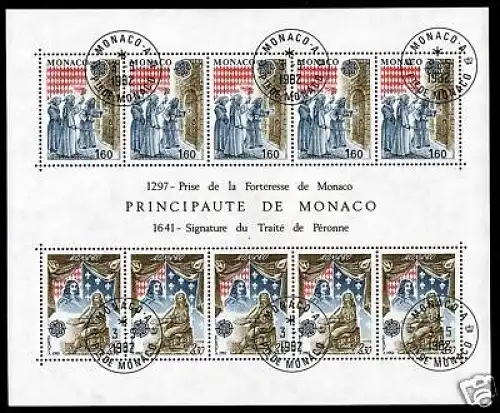 Monaco Block 19 Ersttagsstempel Cept #301747