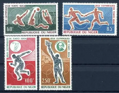 Niger 79-82 postfrisch Olympia 1964 Tokio #HD288