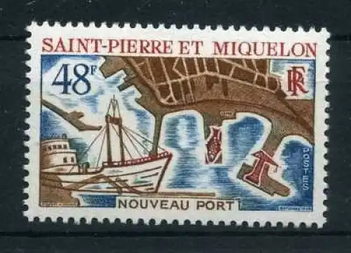 St. Pierre und Miquelon 420 postfrisch Schiffe #IF505
