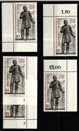 Berlin 569 postfrisch Ecke 1-4, FN 1-2 #IZ454