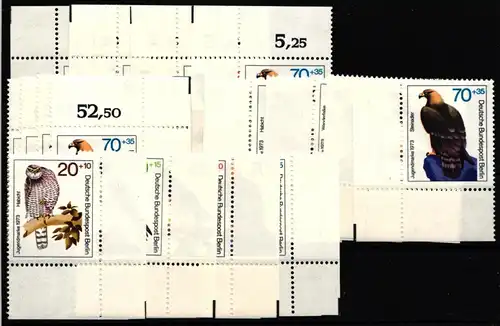 Berlin 442-445 postfrisch Ecke 1-4, FN 0 komplett #IZ341