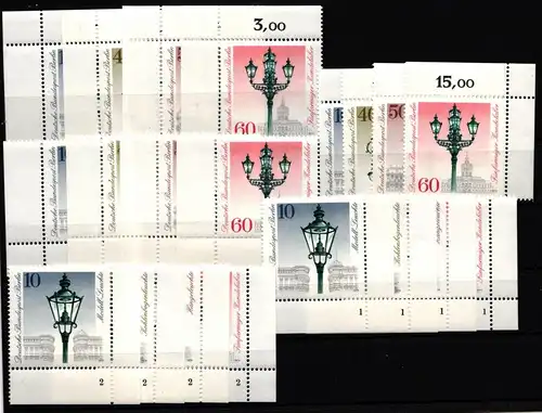 Berlin 603-606 postfrisch Ecke 1-4, FN 1-2 #IZ423