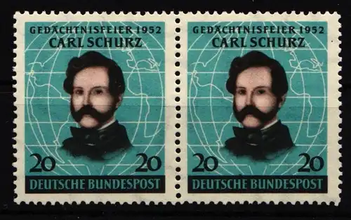 BRD Bund 155 postfrisch als Paar #IX882