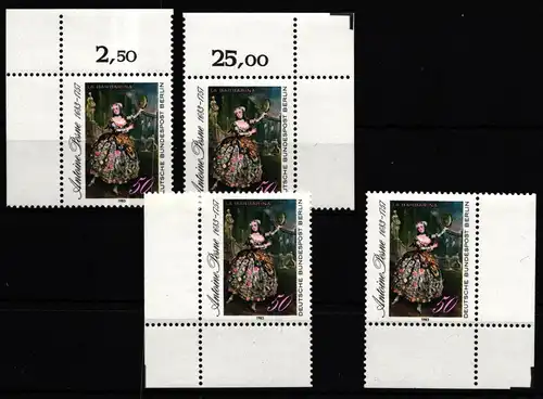 Berlin 700 postfrisch Ecke 1-4, FN 0 #IZ477