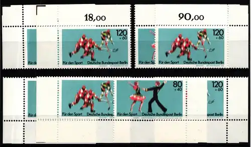 Berlin 698-699 postfrisch Ecke 1-4, FN 0 #IZ476