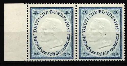 BRD Bund 210 postfrisch als Paar mit Seitenrand #IX975