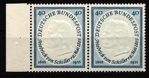BRD Bund 210 postfrisch als Paar mit Seitenrand #IX974