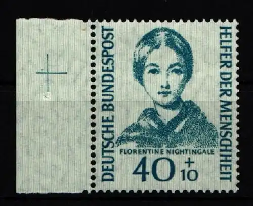 BRD Bund 225 postfrisch Seitenrand mit Passerkreuz #IY623