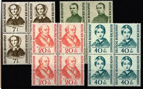 BRD Bund 222-225 postfrisch als Viererblock gefaltet #IY618