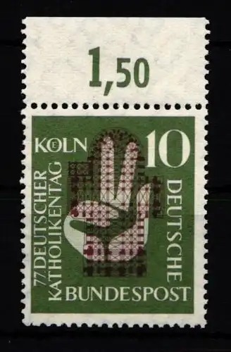 BRD Bund 239 postfrisch mit Oberrand #IY667