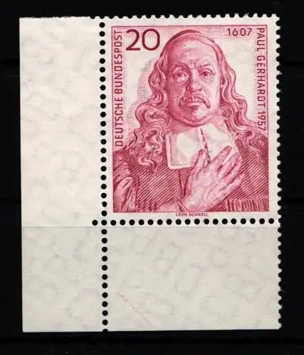 BRD Bund 253 postfrisch als Eckrand #IY687