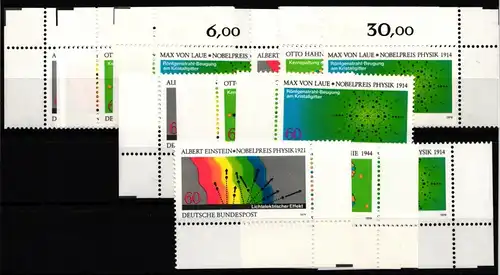 BRD 1019-1021 postfrisch Ecke 1-4, FN 0 #IZ679