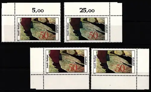 BRD 957 postfrisch Ecke 1-4, FN 0 #IZ711
