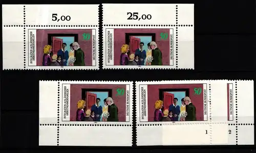 BRD 1086 postfrisch Ecke 1-4, FN 1-2 #IZ946