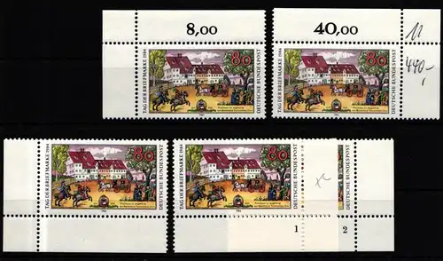 BRD 1229 postfrisch Ecke 1-4, FN 1-2 #IZ987