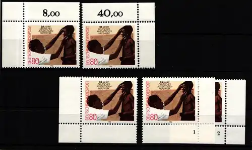 BRD 1146 postfrisch Ecke 1-4, FN 1-2 #IZ976