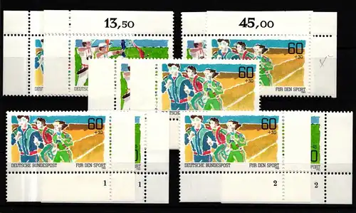 BRD 1127-1128 postfrisch Ecke 1-4, FN 1-2 #IZ971