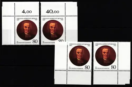 BRD 1324 postfrisch Ecke 1-4, FN 0 #IZ882